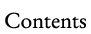 Contents